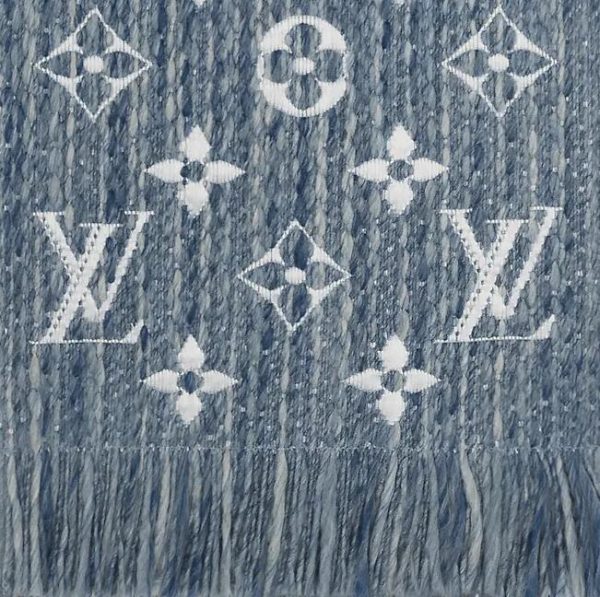 Louis Vuitton DENIM LOGOMANIA SCARF M76384 - Image 2